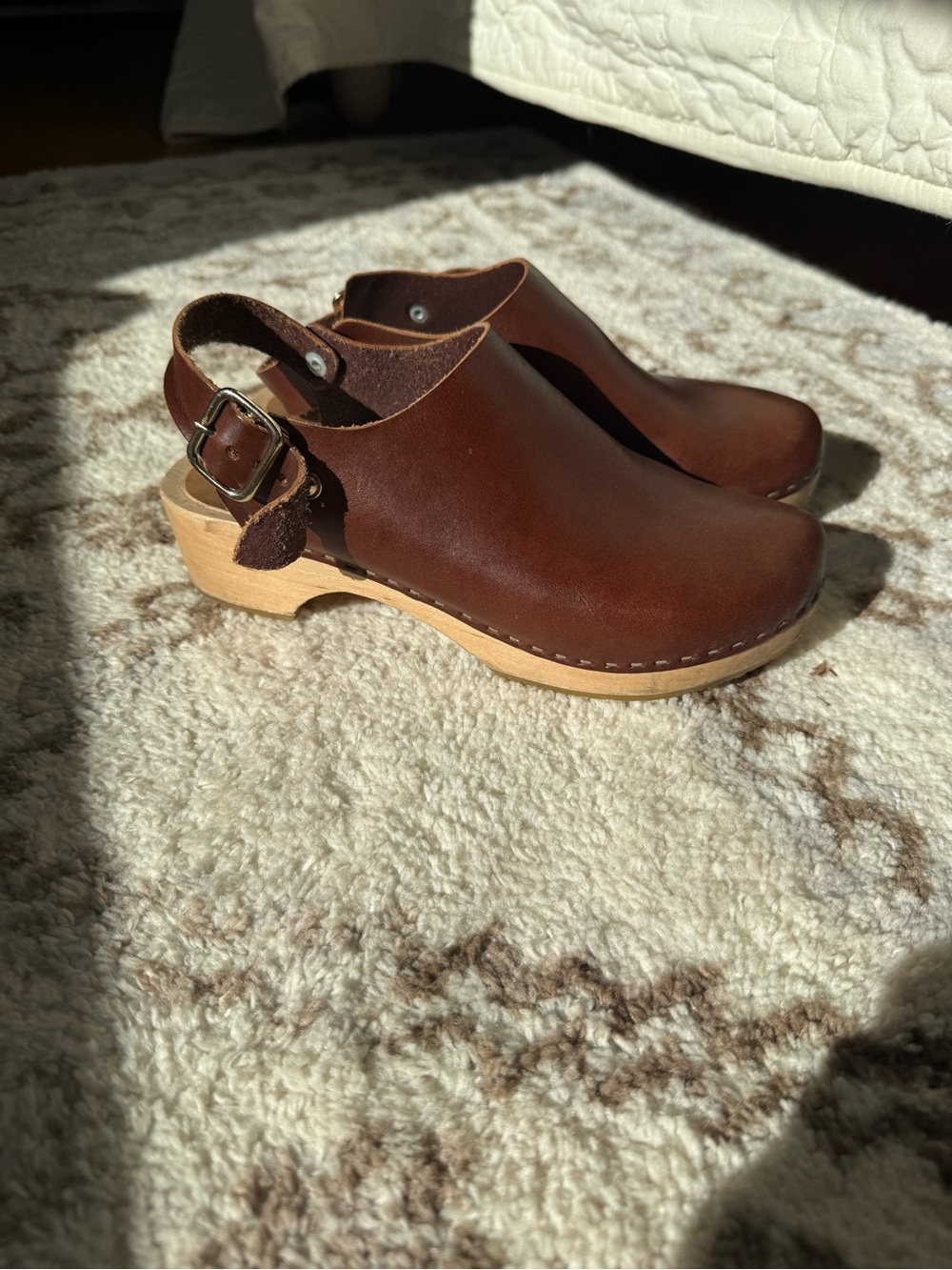 Bryr Ellie Worker Clog - size 8 - Sienna